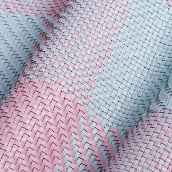 Mesh Mat Tweed Baby Blue/Figure